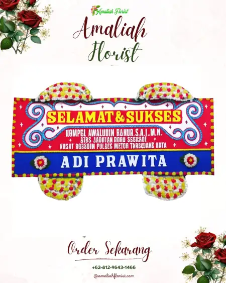 Papan Bunga Ucapan Selamat Ponjong