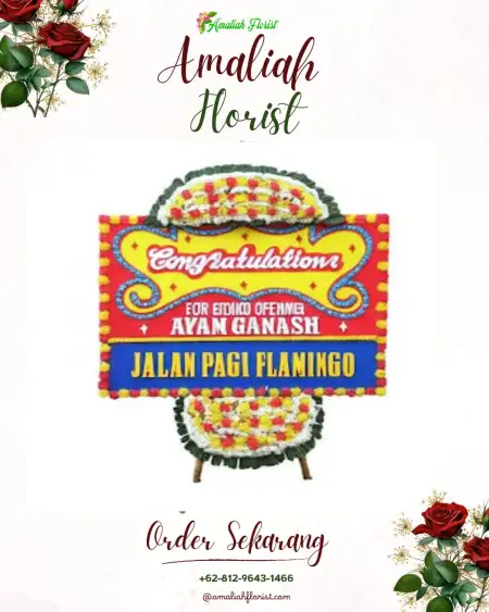 Sewa Papan Bunga Ponjong